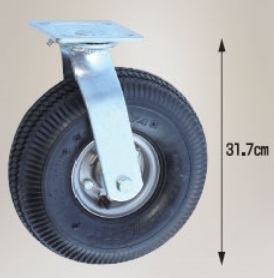 【ポイント10倍】【直送品】 ハラックス タイヤセット 自在エアータイヤ TR 3.50×4AJ (TR 3.50X4AJ) ベアリング付 【大型】 :p10 harax 350 4aj:道具屋さん