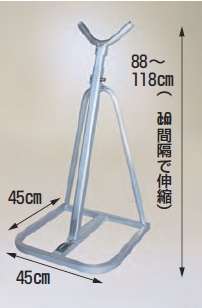 【直送品】 ハラックス 馬之助 植木運搬用 アルミ 架台（トラック用） HM-30S (植木1本用エコノミータイプ) 【大型】｜douguyasan