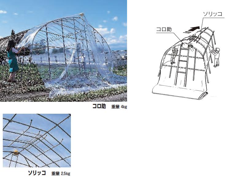 直送品】 ハラックス コロ助セット ハウス屋根のフィルム展張機 KD-400 ソリッコ付 【大型】 : harax-kd-400 :  道具屋さんYahoo!店 - 通販 - Yahoo!ショッピング