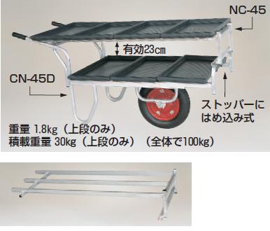 【ポイント10倍】【直送品】 ハラックス コン助ラック コン助専用2段アタッチメント NC 45 【大型】 :p10 harax nc 45:道具屋さん