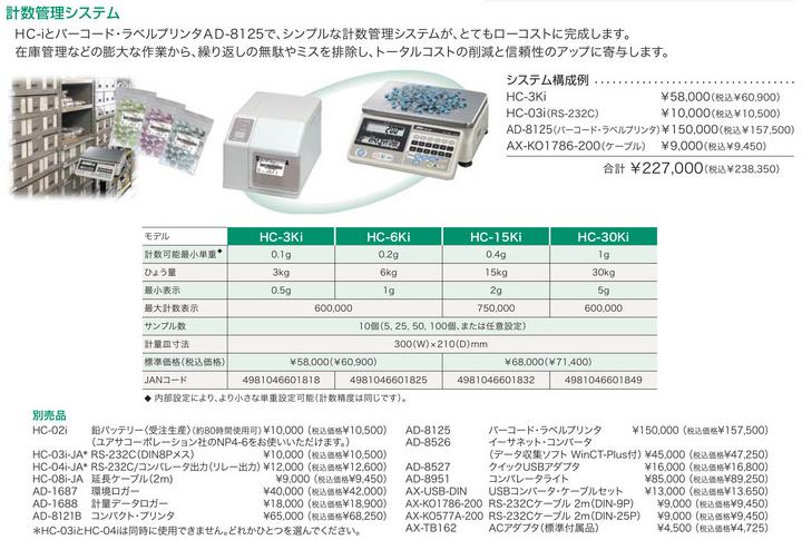 A&D (エー・アンド・デイ) セパレート可能 個数計 HC-30Ki :and-hc