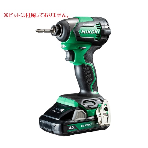 【ポイント10倍】HiKOKI 18V コードレスインパクトドライバ WH18DE (2LC) アグレッシブグリーン (57802970)｜douguyasan