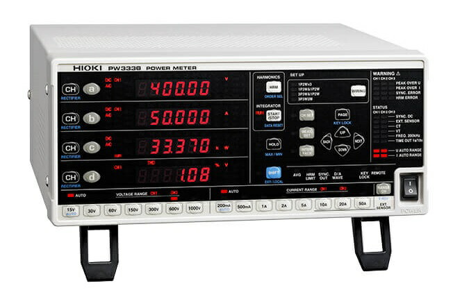 日置電機 パワーメータ PW3336-02 (2ch・D A出力付)