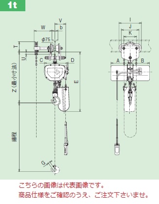 【ポイント10倍】【直送品】 日立 モートルブロック 一速形 1t 揚程6m 1FH 1BCH 2PBH (本体+鎖動トロリ+2点押ボタン) 《Fシリーズ》 【大型】 :p10 hits 1f6h 1bch:道具屋さん