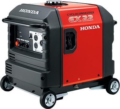 【直送品】 ホンダ (HONDA) サイクロコンバーター搭載発電機 EX22 JNA3 (EX22K1JNA3) ホイール仕様 【大型】