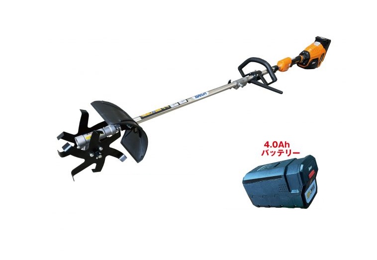 【ポイント10倍】【直送品】 アイデック 58Vバッテリー刈払機 クイックティラーelex BBH800QTL-401 【大型】