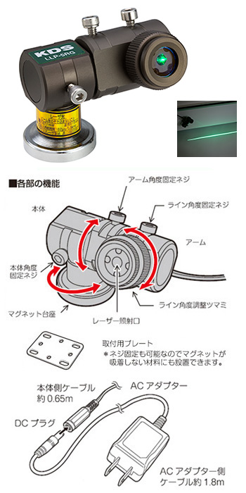 【ポイント10倍】ムラテックKDS ラインレーザープロジェクター LLP-5RG