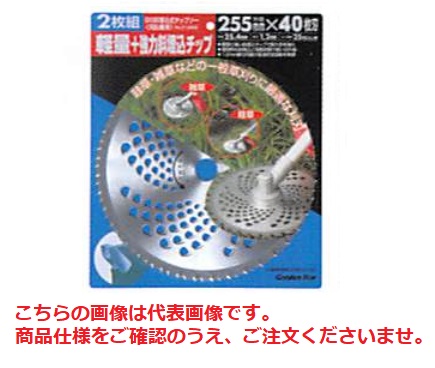 ポイント10倍】【直送品】 キンボシ 斜埋込式チップソー 210428 2枚組