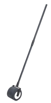 【直送品】 KLASS(極東産機) 長柄ゴムローラー(φ170×130×1200mm)約12kg 26-0972