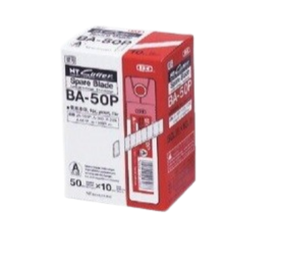 直送品】 KLASS(極東産機) NTカッター用替刃 BA-50P(500枚入) 63