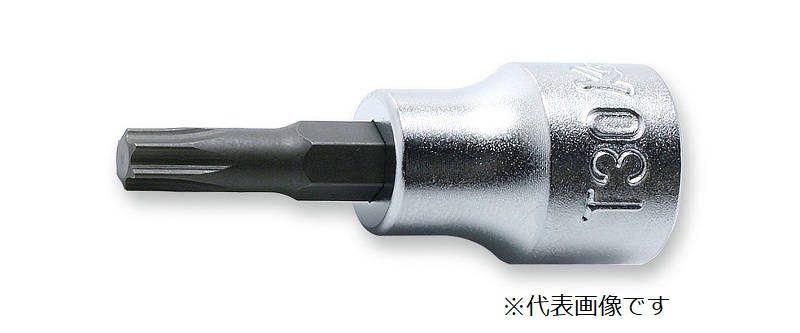 �y�|�C���g10�{�z�R�[�P�� 3/8"(9.5mm)SQ. �g���N�X�r�b�g�\�P�b�g �S��50mm T50 3025.50-T50