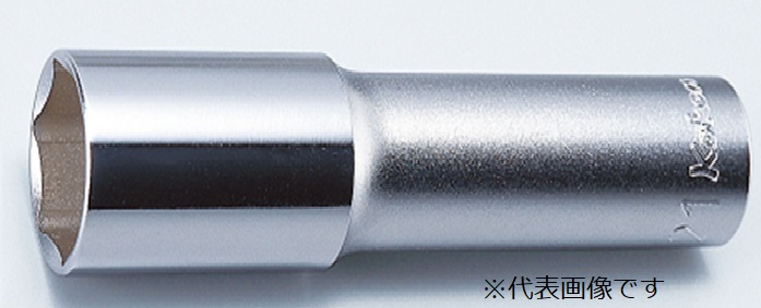 �y�|�C���g10�{�z�R�[�P�� 1/2"(12.7mm)SQ. �z�C�[���i�b�g�p�\�P�b�g(�����O) �S��110mm 19mm 4300M-19(L110)