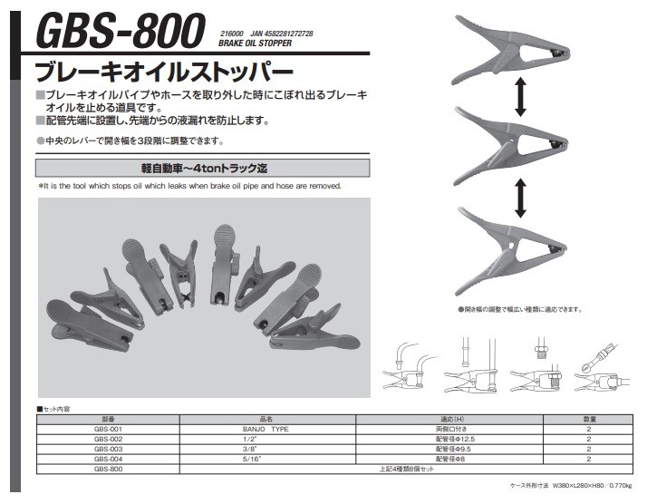 【直送品】 江東産業(KOTO) 5/16 ブレーキストッパー GBS-004｜douguyasan｜02