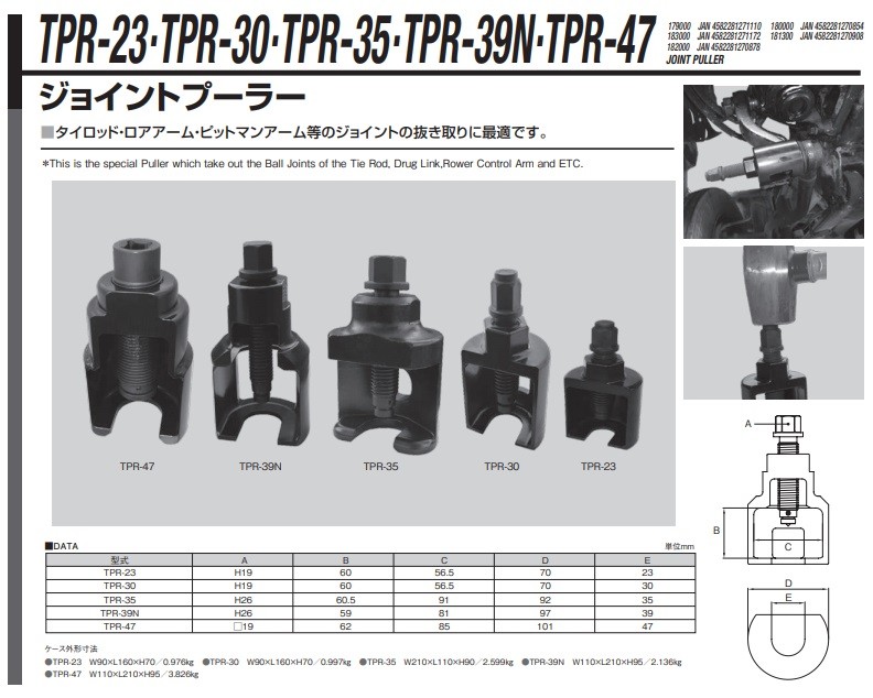 直送品】 江東産業(KOTO) ジョイントプーラー23mm TPR-23 : k-koto-tpr