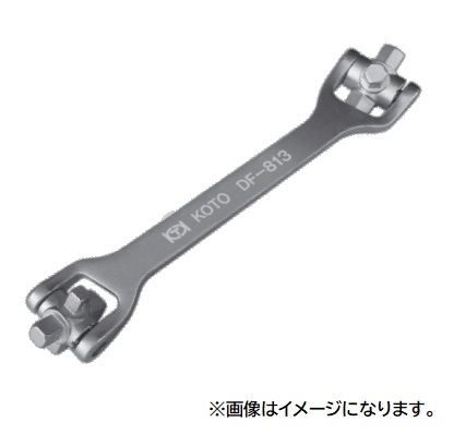 【ポイント10倍】【直送品】 江東産業(KOTO) ドレーンコックレンチ DF 813 :p10 koto df 813:道具屋さん