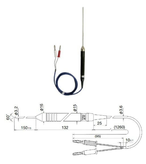 共立電気計器 温度プローブ MODEL8407 :kyori model8407:道具屋さん