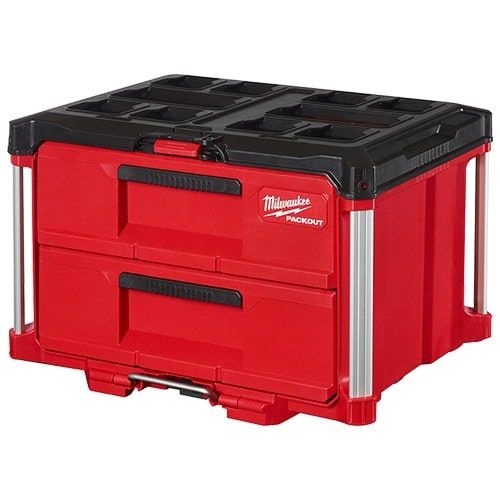 【直送品】 ミルウォーキー PACKOUT引き出し収納２段 48-22-8442 【法人向け・個人宅配送不可】 | 