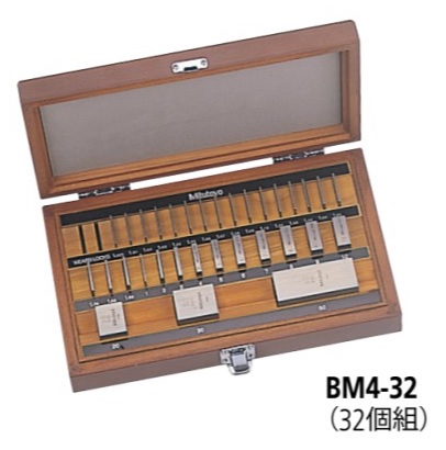 【ポイント10倍】ミツトヨ (Mitutoyo) スケヤゲージブロック標準セット 1MMベース BM4 32 0 (516 466) （32個組） :p10 mitu 516 466:道具屋さん