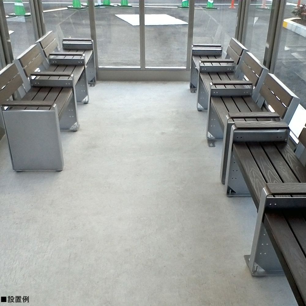 【ポイント10倍】【直送品】 ミヅシマ工業 ステップベンチ 背板取付セット (2450120)_5