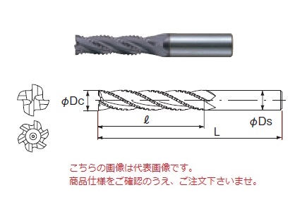不二越 (ナチ) ハイスエンドミル AGLHV45 (AG ミル ヘビーロング)