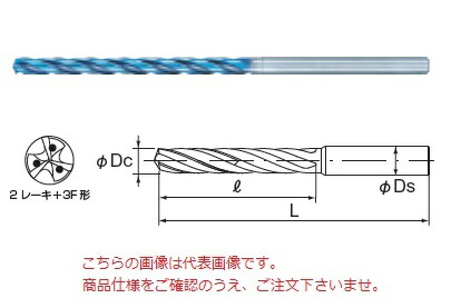 不二越 (ナチ) 超硬ドリル AQDEXOH3F10D0900 (アクアドリル EX オイルホール 3フルート 10D)