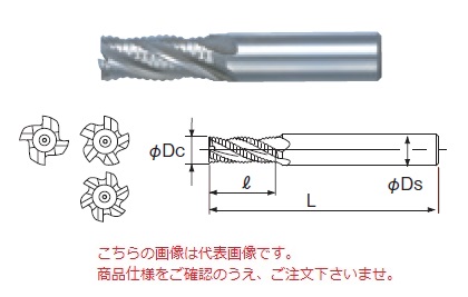 【ポイント10倍】不二越 (ナチ) ハイスエンドミル SRE30 (ラフィングエンドミルショート)