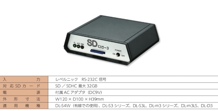 【ポイント10倍】新潟精機 レベルニック SDロガー3 DT-MCK3-XS-SK (010044)