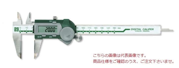 販売売れ済 新潟精機 デジタルノギス GDCS-300W (151958) (超硬チップ付)
