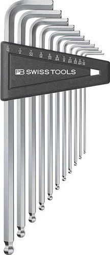 ポイント5倍】PBスイスツールズ ボール付六角レンチセット ロング 212Z