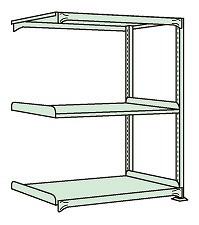 【ポイント10倍】【直送品】 サカエ 中量棚B型(500KG/段・連結・H1200MM・3段仕様) B-8323R (184686) 【特大・送料別】