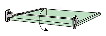 ポイント10倍】【直送品】 サカエ 中量スライドラック オプション前面