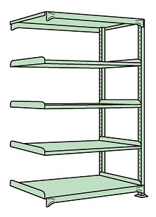 ポイント5倍】【直送品】 サカエ 中量棚ＮＬ型（３００ｋｇ／段・連結