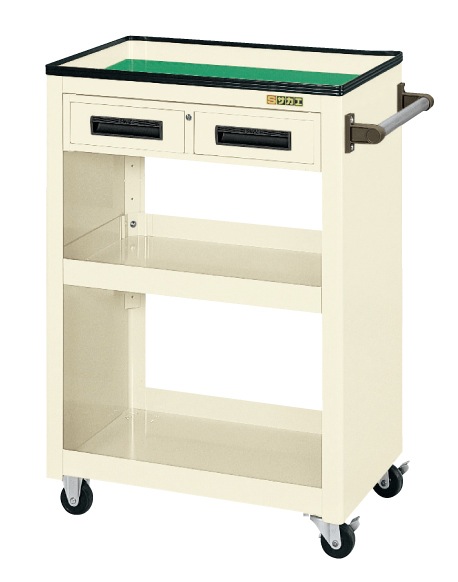 【ポイント5倍】【直送品】 サカエ パネルワゴン(天板皿型・引出し) PMW-4CI (020875) 【大型】