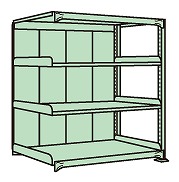 【ポイント5倍】【直送品】 サカエ ラークラックパネル付(150KG/段・連結・4段タイプ) PRLG-8114R (183245) 【特大・送料別】