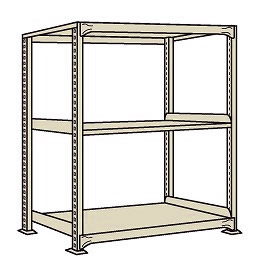 【直送品】 サカエ ラークラック(150KG/段・単体・高さ1200MM・3段) RLW-8713 (187832) 【特大・送料別】