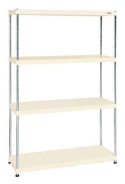 【ポイント5倍】【直送品】 サカエ ニューCSパールラック(均等耐荷重75KG/段・4段タイプ) CSPRA-3114I (028450) 【大型】