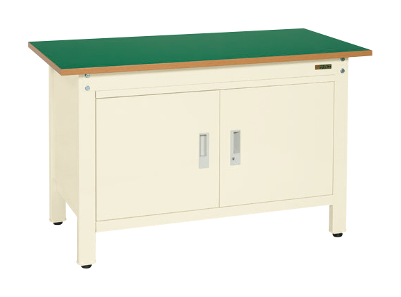【ポイント5倍】【直送品】 サカエ 軽量一人用作業台扉付 CP-126DRTI (033246) 【大型】