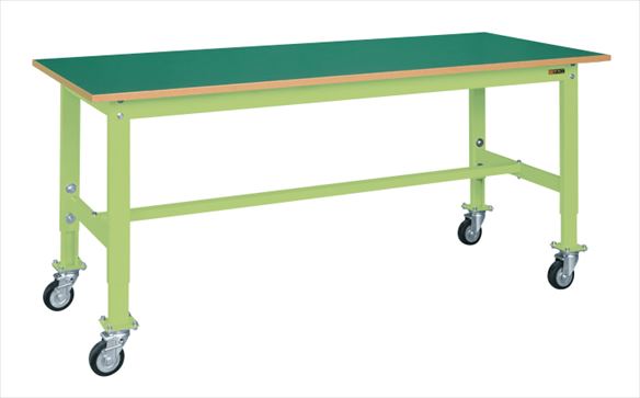 【ポイント5倍】【直送品】 サカエ 軽量高さ調整作業台TKKタイプ(移動式) TKK6-157FJC (038536) 【大型】