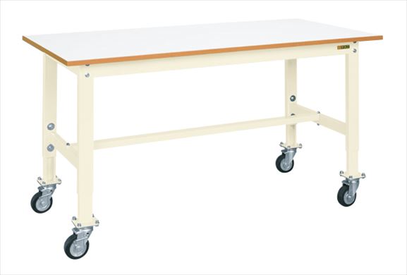 【ポイント5倍】【直送品】 サカエ 軽量高さ調整作業台TKKタイプ(移動式) TKK6-157FJCIV (038625) 【大型】