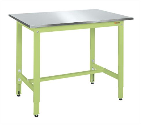 【直送品】 サカエ 軽量高さ調整作業台TKK8タイプ(ステンレス天板仕様) TKK8-187SU4N (039843) 【大型】