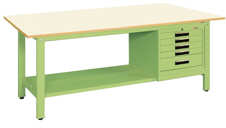 【ポイント5倍】【直送品】 サカエ 軽量作業台KKタイプ(SVEキャビネット付) KK-59PSVE5IG (041614) 【大型】