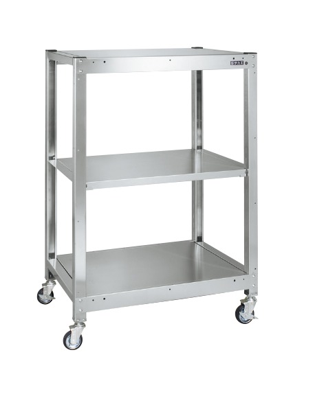 【ポイント10倍】【直送品】 サカエ ステンレスラック(移動式・SUS430) SLN-1233RSU4 (082651) 【大型】