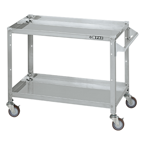 【ポイント5倍】【直送品】 サカエ ステンレススペシャルワゴン(移動式)SUS430 SR4-7562TNU (084310) 【大型】