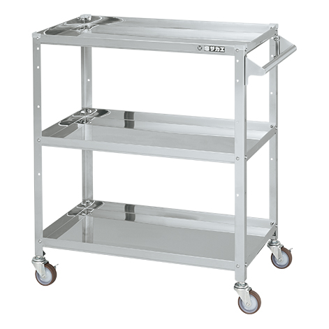 【ポイント5倍】【直送品】 サカエ ステンレススペシャルワゴン(移動式)SUS430 SR4-7583TNU (084332) 【大型】