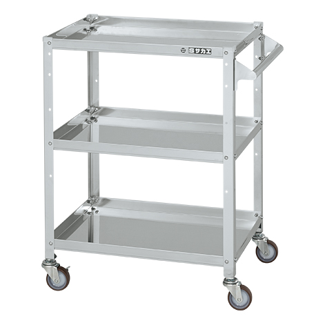 【直送品】 サカエ ステンレススペシャルワゴン(民族大移動式)SUS304 SR3-60803TSNU (084376) 【大型】
