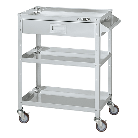【ポイント10倍】【直送品】 サカエ ステンレススペシャルワゴン(移動式)SUS304 SR3-60803TANU (084381) 【大型】
