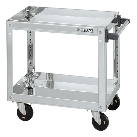 【ポイント5倍】【直送品】 サカエ ステンレススーパーワゴン(プレート式)SUS430 SAP4-6062DC (084703) 【大型】