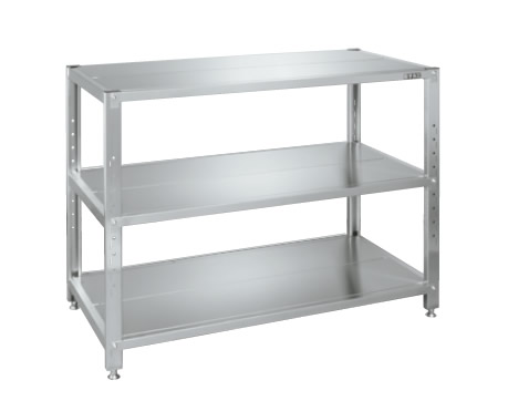 【直送品】 サカエ ステンレスサカエラック(固着させる手あい) STN2-1590SU4 (087135) 【大型】 スチールラック-スチールラック本体-家具、インテリア