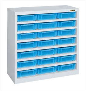 【直送品】 サカエ コンテナラック(コンテナ付) SCR-09ABL (143757) 【大型】