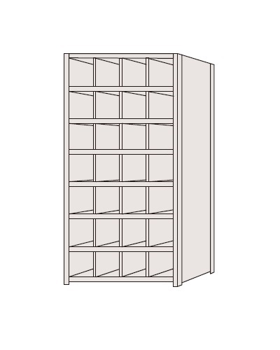 【ポイント5倍】【直送品】 サカエ 区分棚 NCAM110-407 (184134) 【特大・送料別】